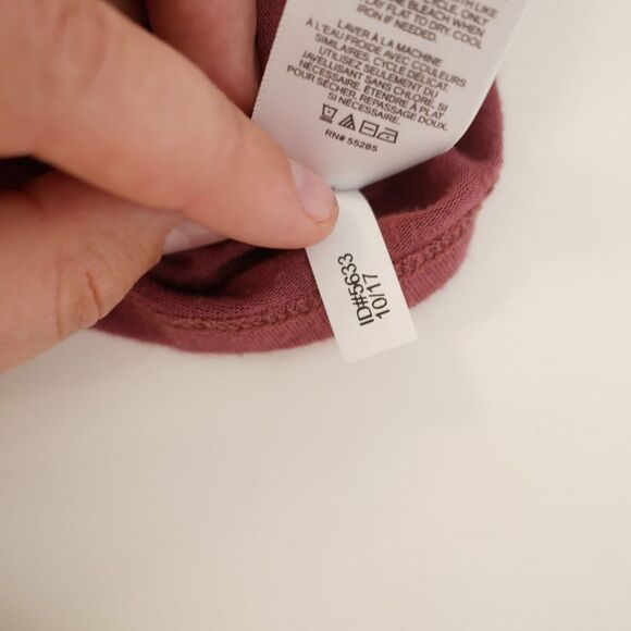 Express One‎ Eleven Purple Scoop Neck Long Sleeve Top Blouse Medium Long Sleeve - Picture 9 of 9